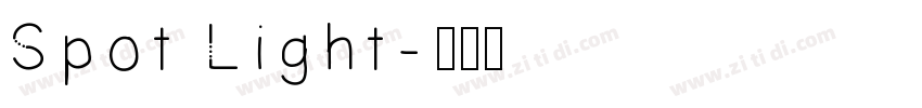 Spot Light字体转换